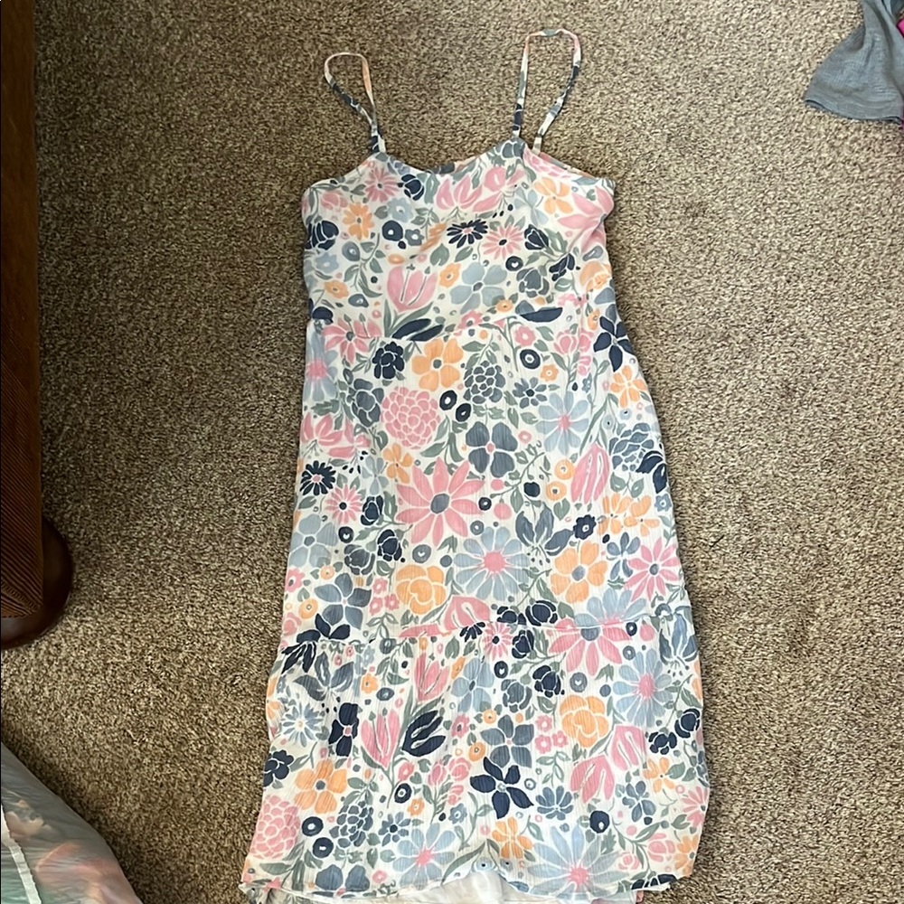 Floral Spaghetti Strap Dress